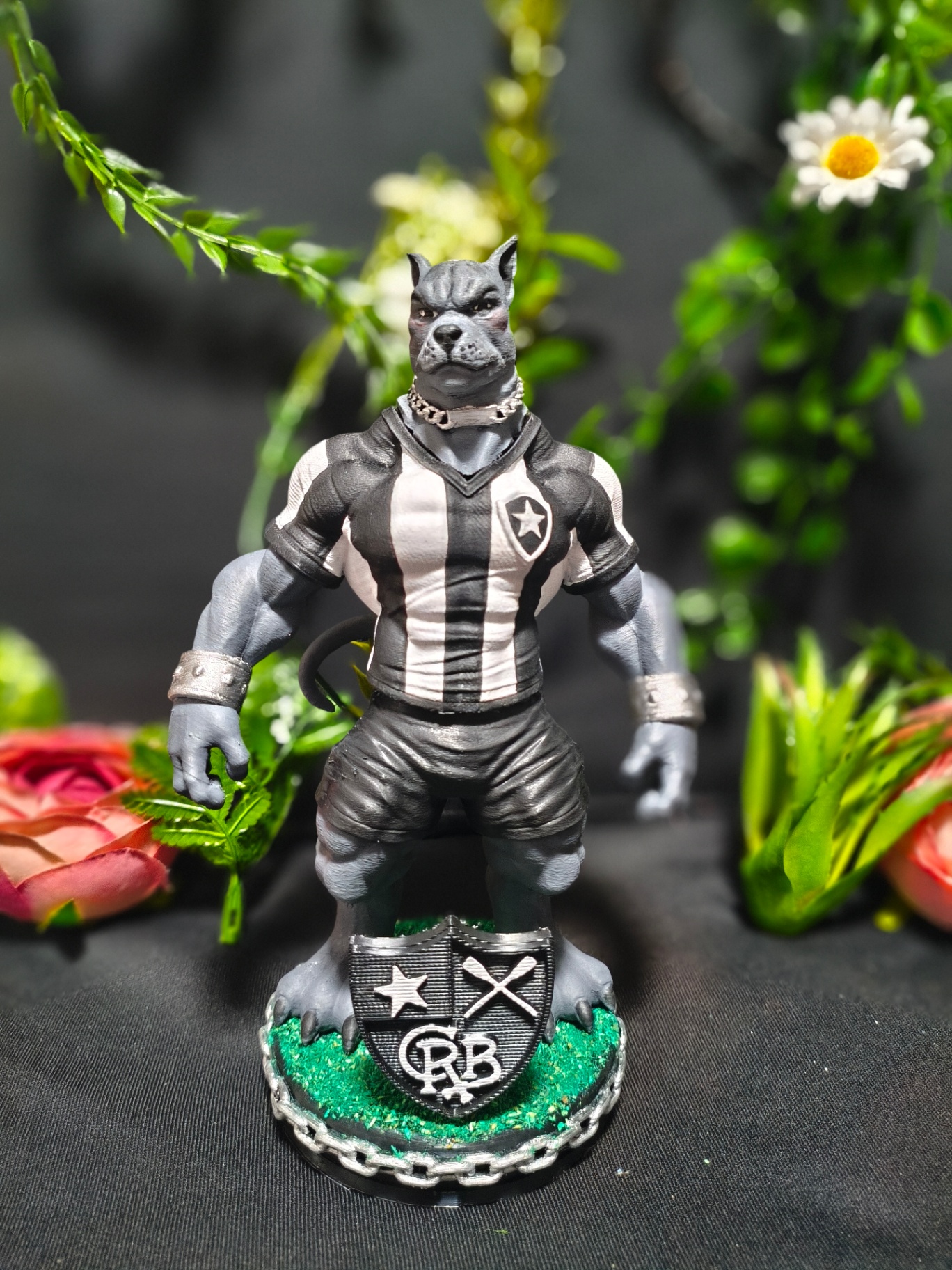 Pitbull Glorioso — Botafogo — Pitbull Glorioso — vista frontal
