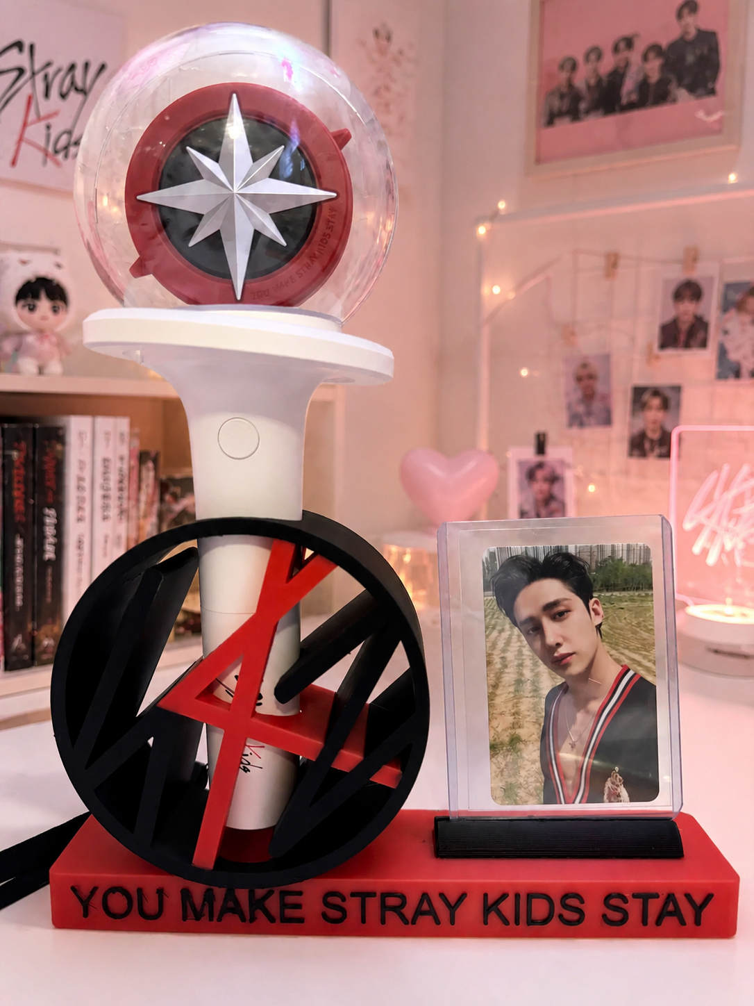 Suporte de Lightstick Stray Kids — V1 🖤