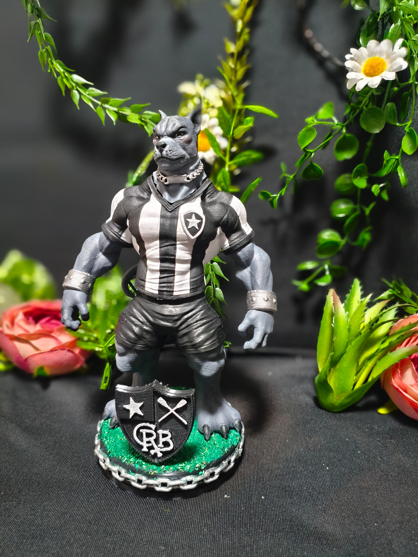 Pitbull Glorioso — Botafogo — Pitbull Glorioso — pose heroica