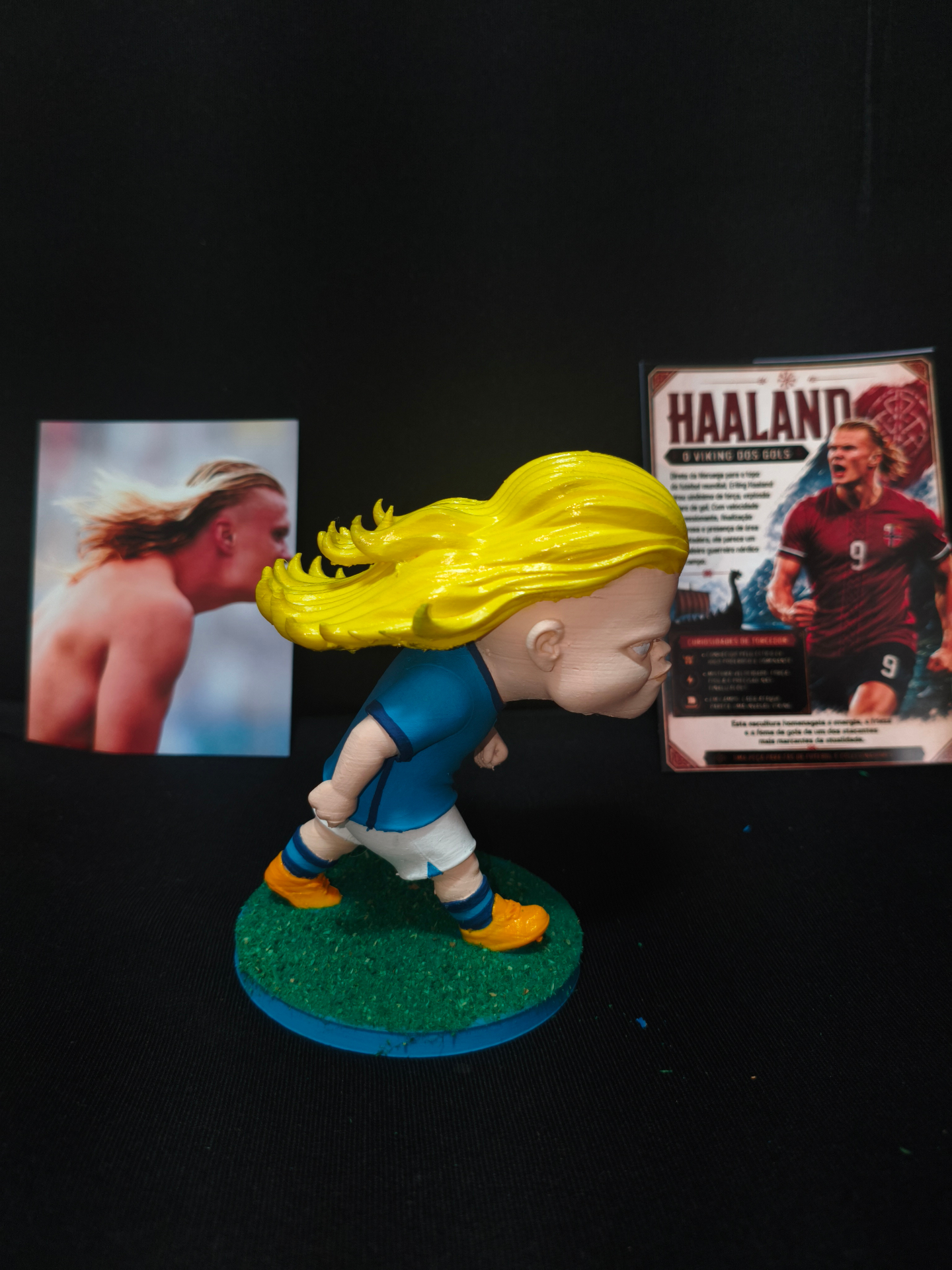 Haaland — Ângulo lateral · Corrida