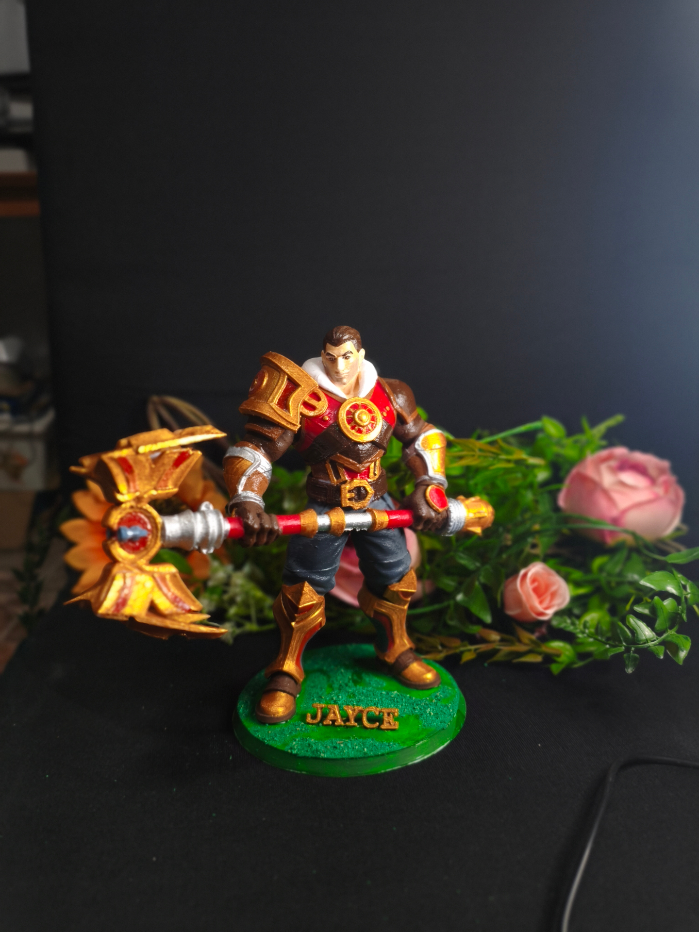 Jayce (League of Legends / Arcane) — Finalizado — Detalhes da armadura e base 'JAYCE'
