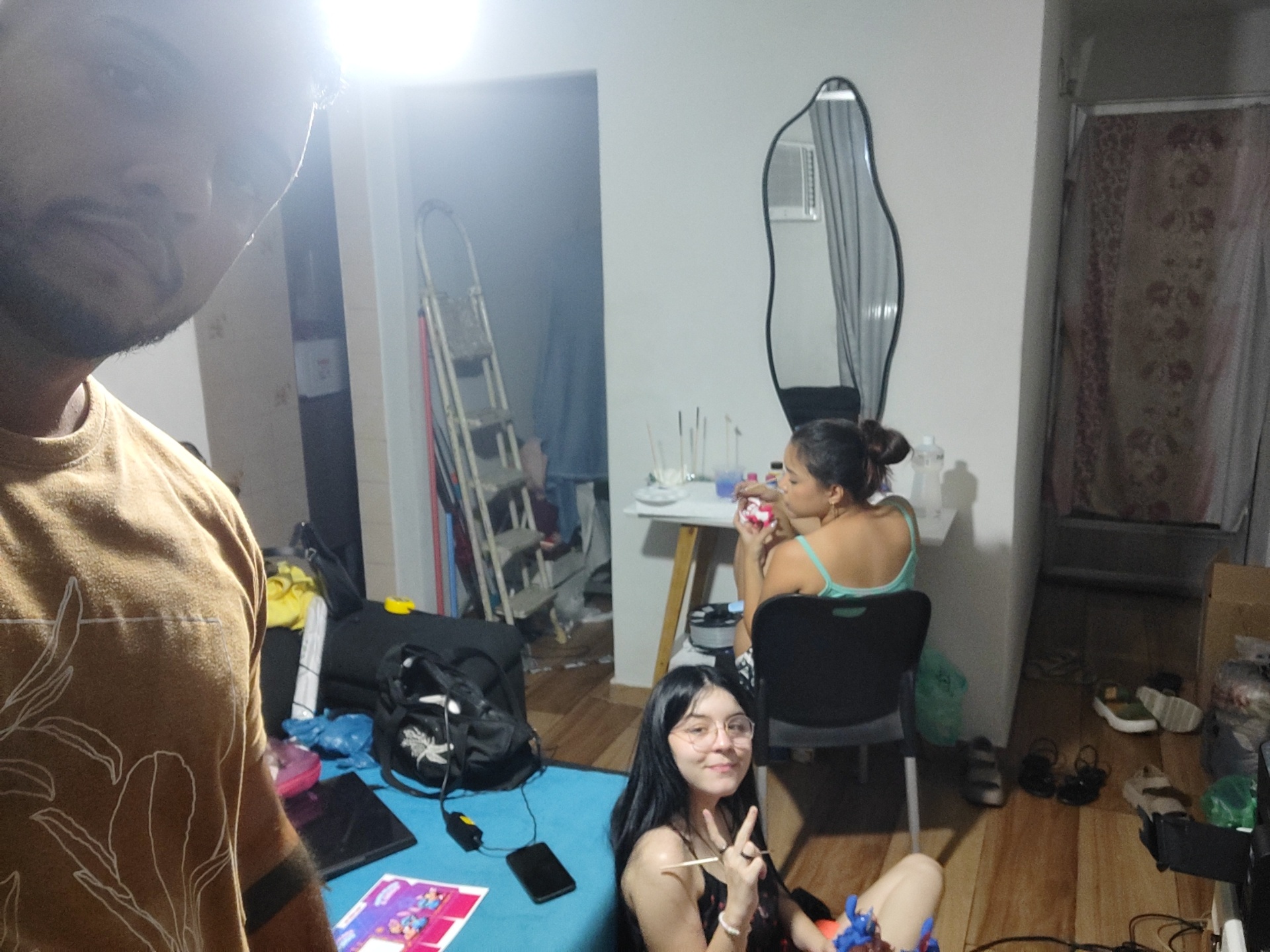 A equipe original em ação