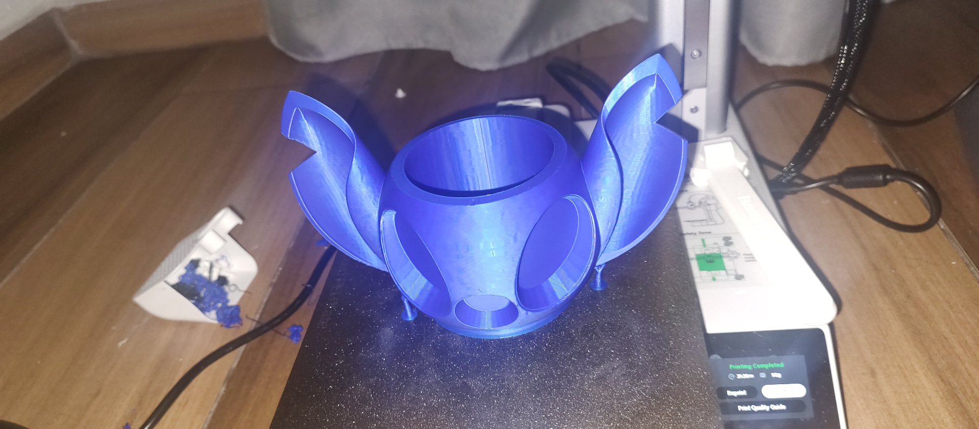 Protótipo zero — Stitch saindo da impressora
