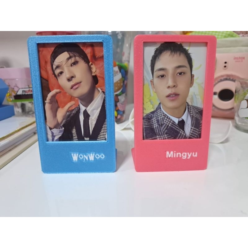 Duo Wonwoo & Mingyu — Azul + Rosa