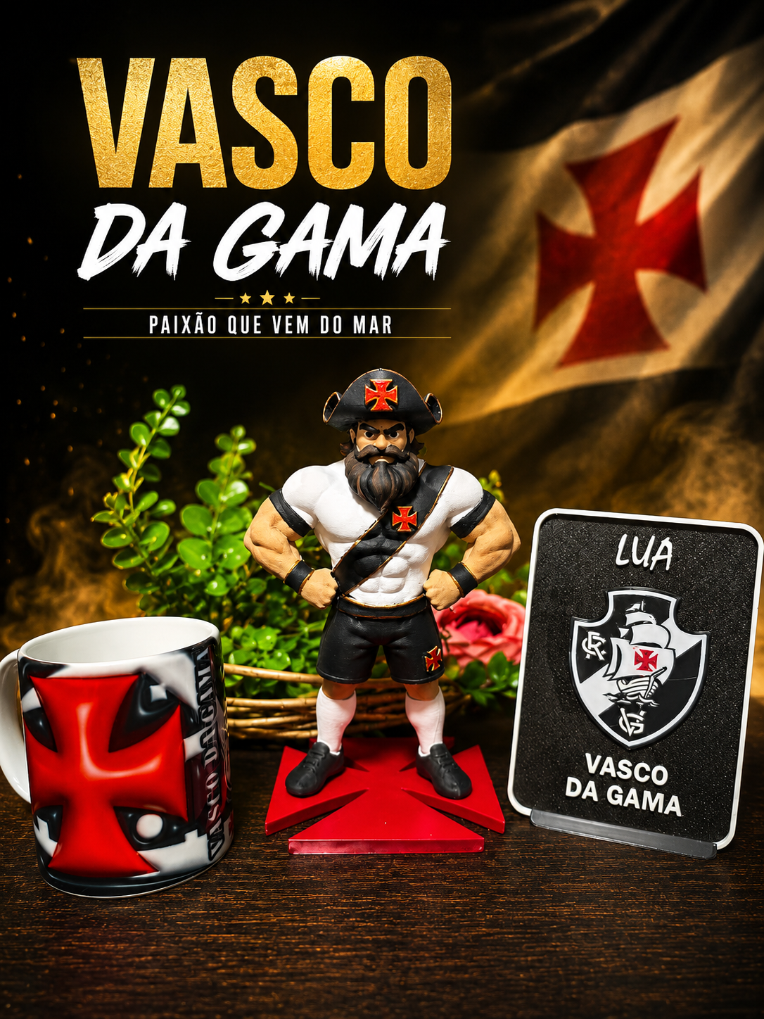 Almirante do Vasco — Coleção Cruzmaltina — Edição Lua — poster
